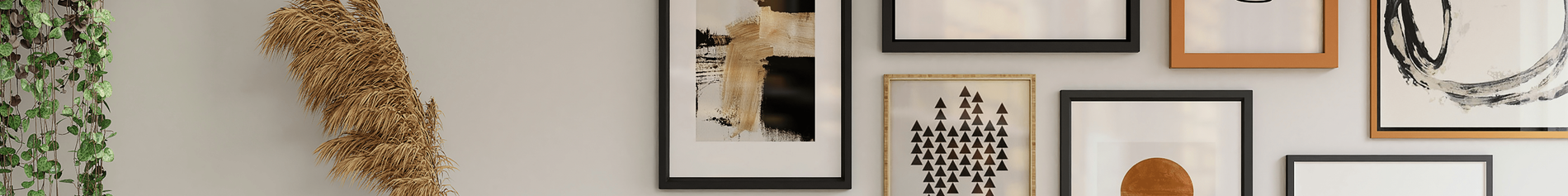 Studio gallery wall